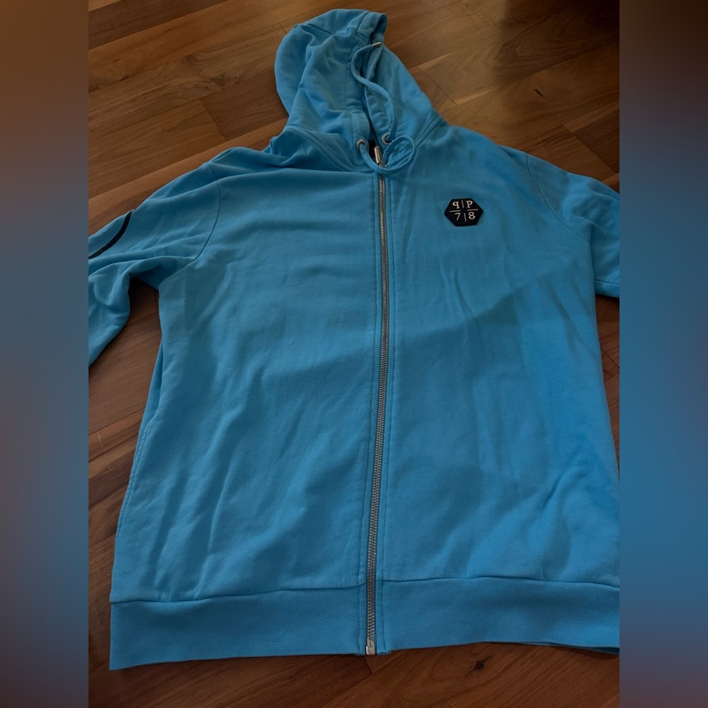 Philipp Plein Blue Hoodie